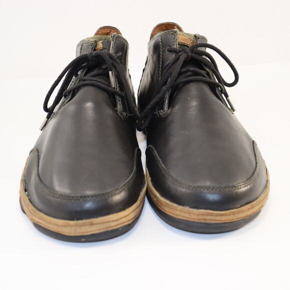 OluKai Kamuela Leather Chukka Shoes Men’s 9 Black Casual Comfort main image 4